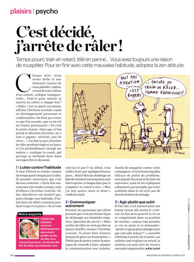 Article Le Parisien Mars 2013